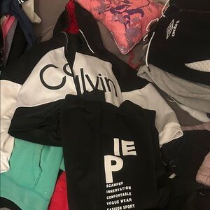 Calvin Klein Monochrome Zip-Up Jacket